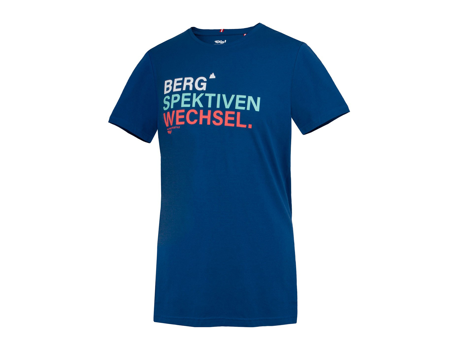 Herren-T-Shirt-Bergspektivenwechsel