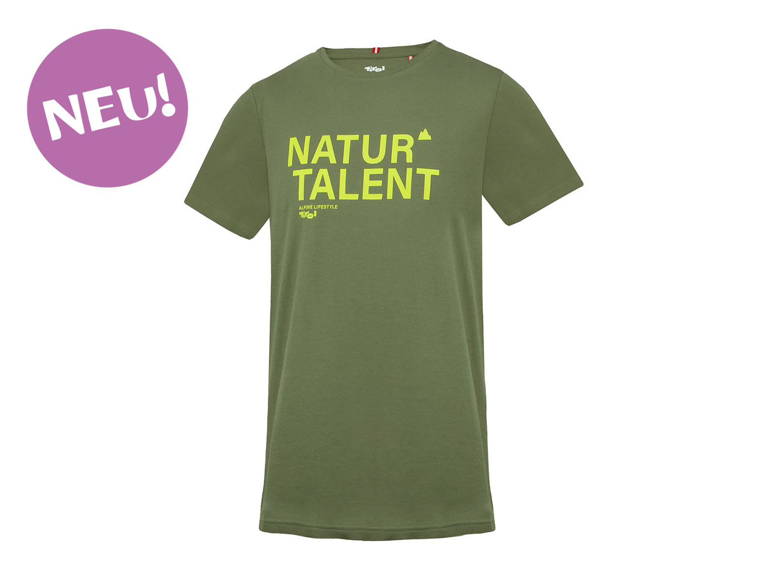 Herren-T-Shirt-Natur-Talent-Neu